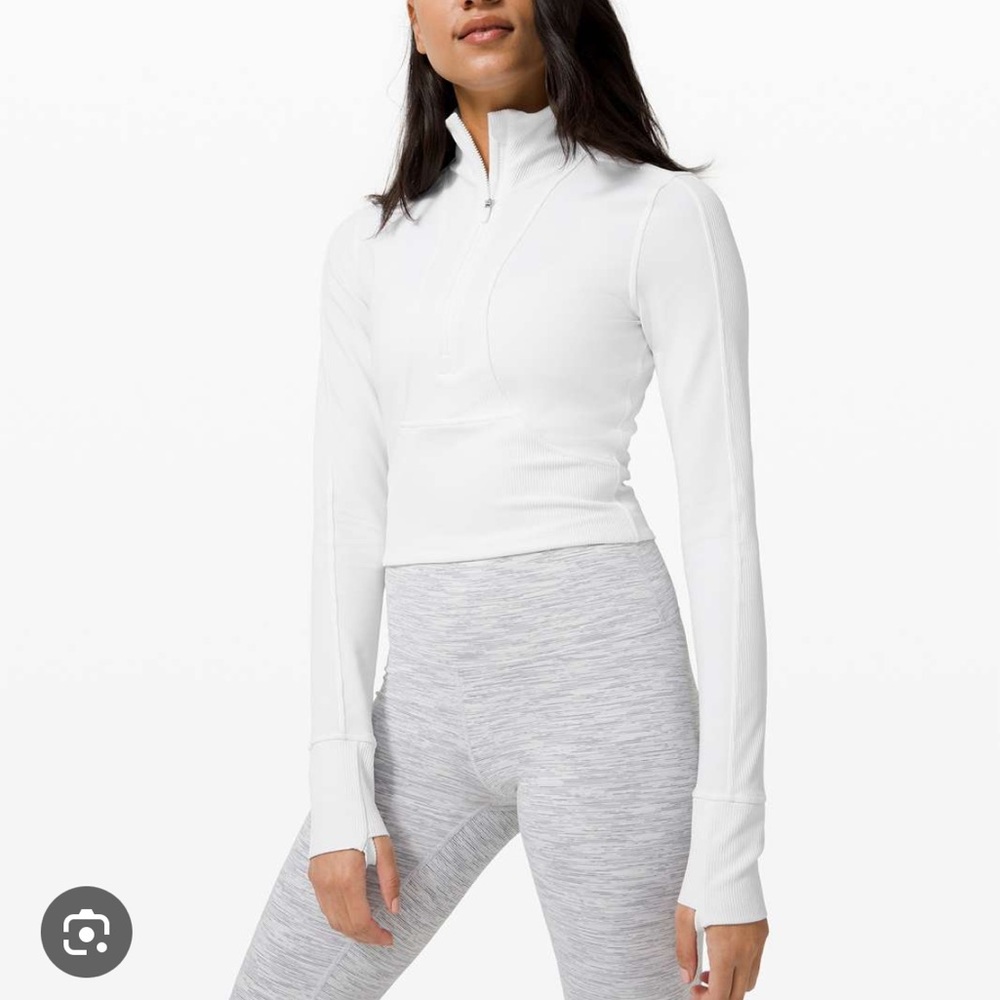 Lululemon take it in stride top in white size 4